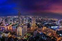 Landscape of River in Bangkok city Landscape of River in Bangkok city
